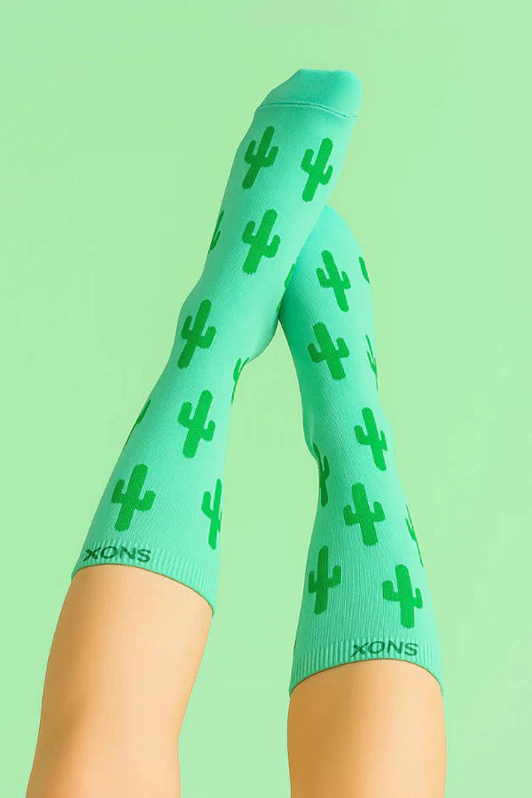 Cactus Green Compression Socks