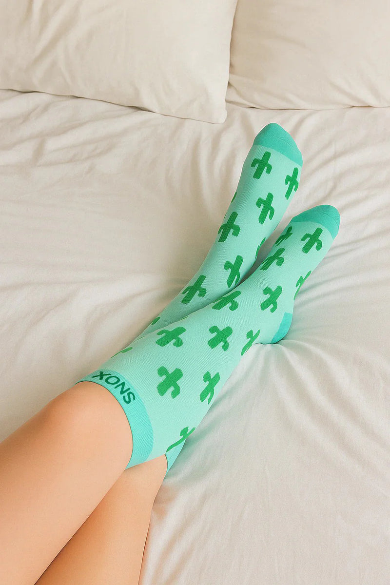 Cactus Green Compression Socks